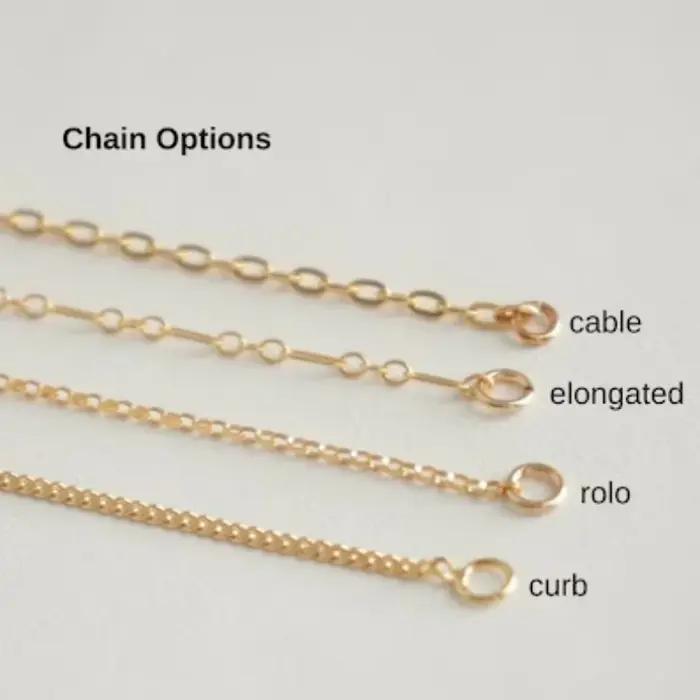 Bracelet Cœur Minuscule en Or Rempli 14 carats avec Pierre de Naissance Personnalisée