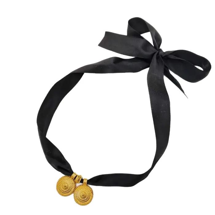 Ensemble de boucles d'oreilles et bagues plaquées or 24 carats pour femmes