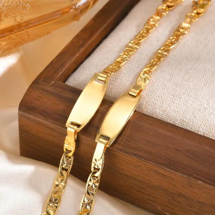 Bracelet de pierre de naissance personnalisé pour femme, gravé, citation inspirante, nom, barre d'identification, unique, famille, bijoux de bateau de chia