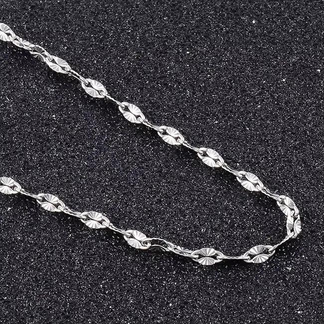 Collier en acier inoxydable pour femmes, bijoux personnalisés à la mode, peut être vendu en gros, of