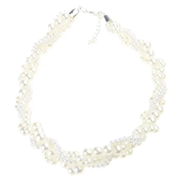 Collier de perles multicouches pour femmes, tour de cou élégant, bijoux de fête de mariage, cadeau d'anniversaire, 216.239.