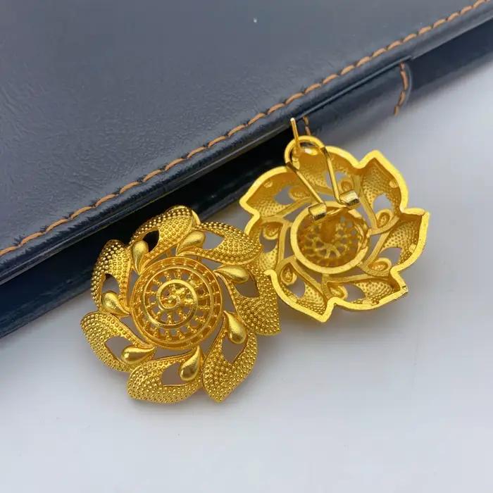 Ensemble de bijoux couleur or arabe pour femmes