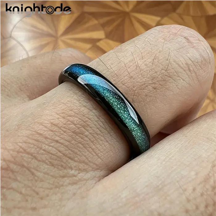 Bague de mariage pour femme en carbure de tungstène 4 mm