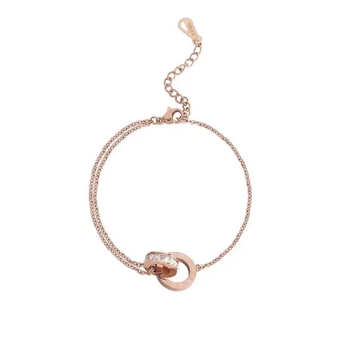 Bracelet à breloques classiques en Zircon pour femmes
