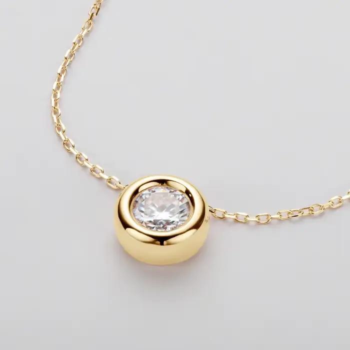 Collier en argent sterling 925 serti de Moissonite de couleur D pour femmes occasions spéciales élégantes cadeaux de fête noël saint valentin