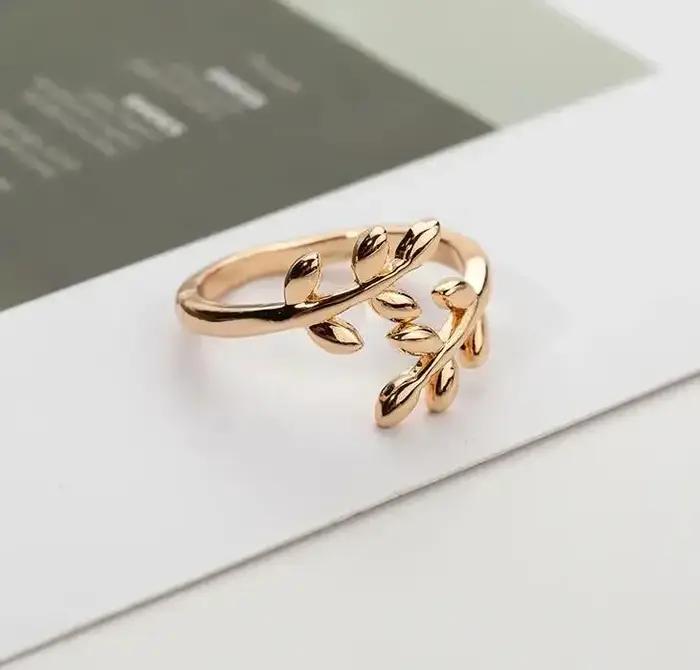Bagues Vintage couleur or Rose pour femmes, mode Punk ovale creux Design réglable, bijoux cadeaux