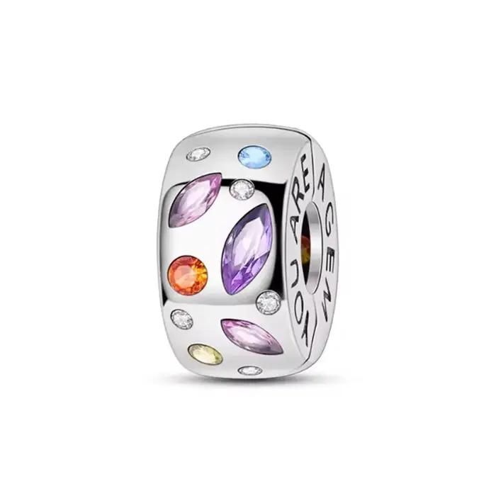 Pendentif yacht en argent 925 avec pierre en zirconium design tendance pour femme bijoux élégants voyage et vacances