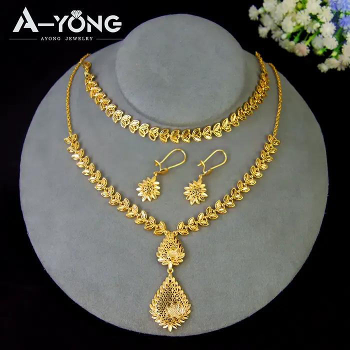 Ensemble de bijoux de mariage de luxe pour femmes
