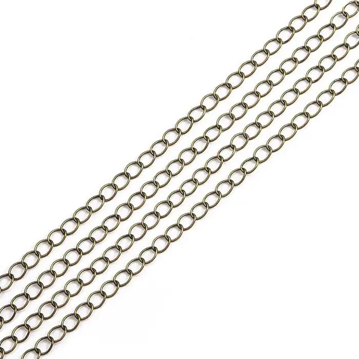 Collier d'Extension de Bague JOFor Chaîne DIY Taille Personnalisée pour Créations Bijouterie Occasions Spéciales