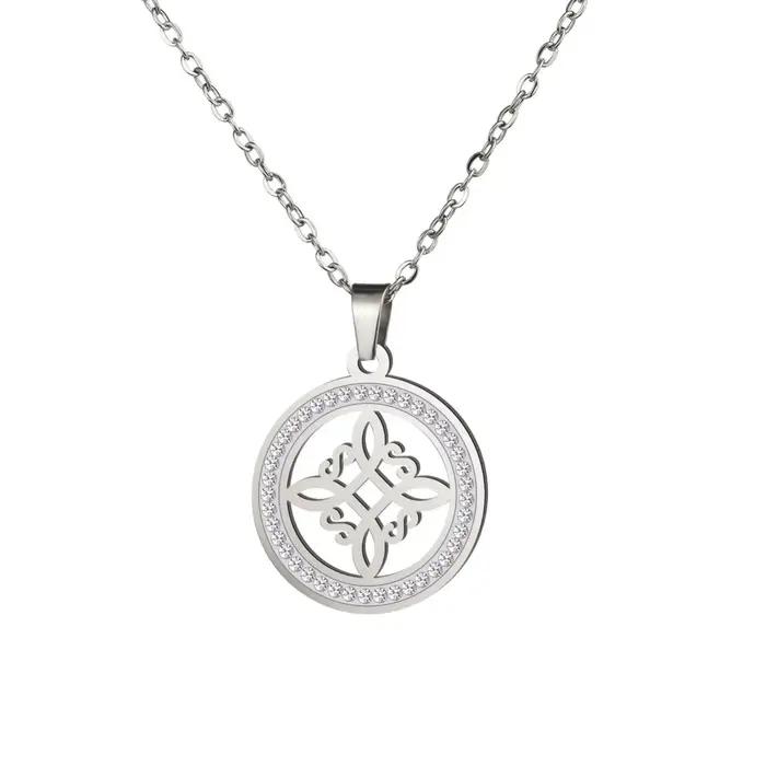 Collier pendentif nœud de sorcière pour femmes et hommes
