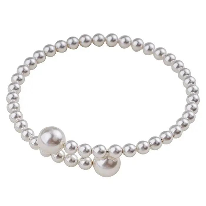 Bracelet de Perles Extensible pour Femme, Bijoux Cadeau, 1 Pièce