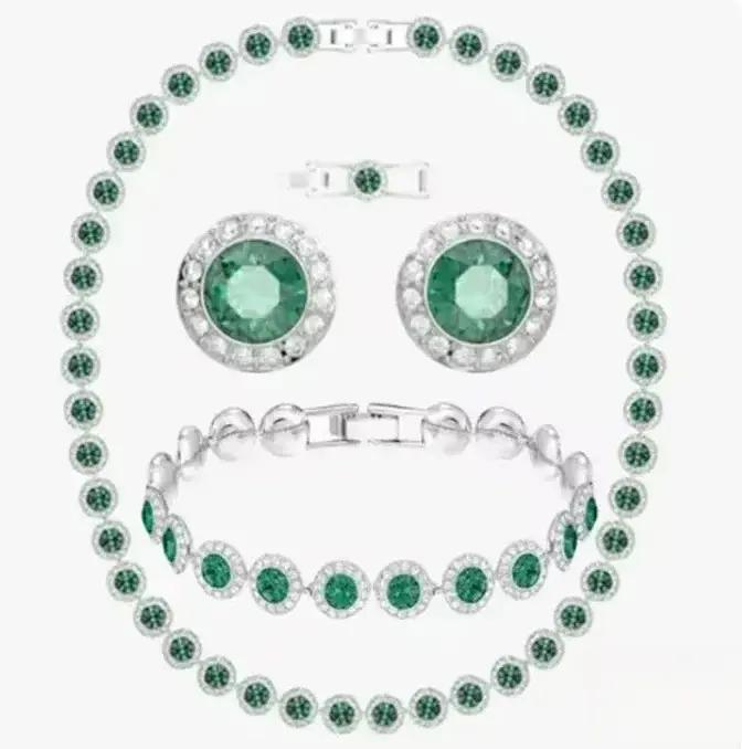 Nouvelle collection de bijoux haut de gamme originaux 2026, charmante pour les femmes, collier, boucles d'oreilles, bracelet, meilleur cadeau de mariage