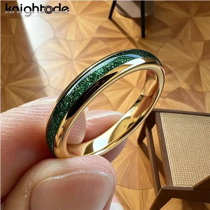 Bague de mariage pour femme en carbure de tungstène 4 mm