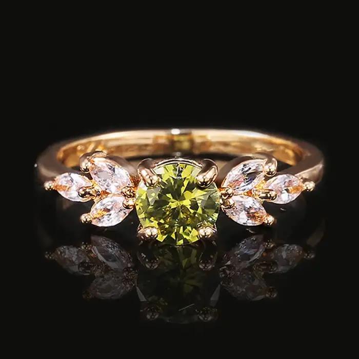 Huitan – bagues de fiançailles esthétiques pour femmes, bague de proposition Simple et élégante de b