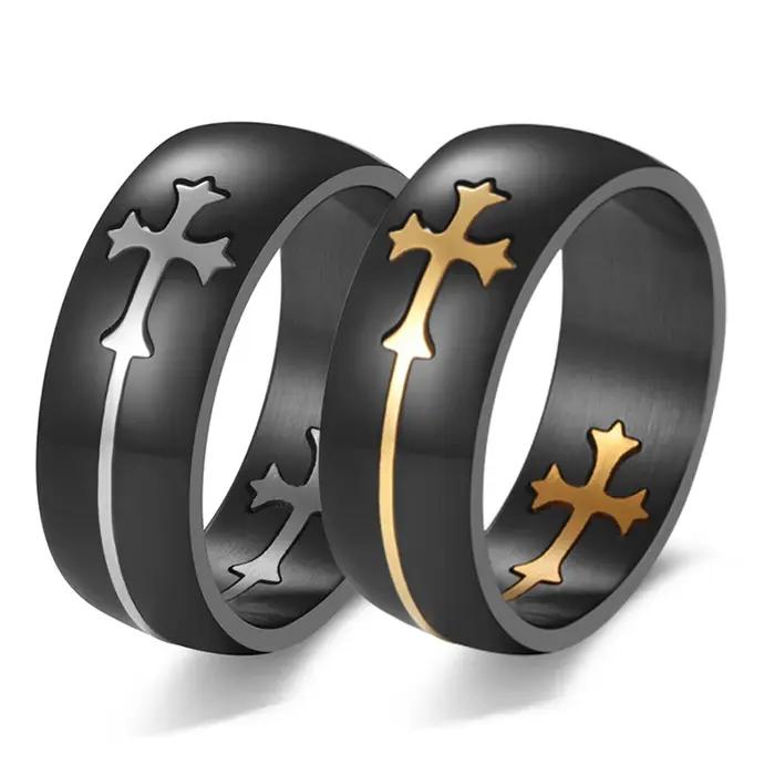 Bague croisée couleur or argent pour femmes et hommes