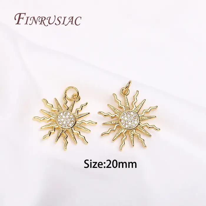 Pendentif en or plaqué or 18 carats