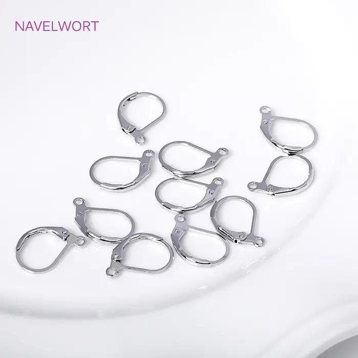 Boucles d'oreilles françaises à levier arrière plaquées or 18 carats pour bijoux personnalisés en argent sterling à offrir pour femmes occassions spéciales