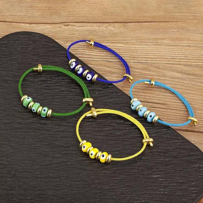 Bracelet Mauvais Œil Turc en Zircone Cubique pour Femmes, Polyvalent et Élégant pour Toutes les Occasions