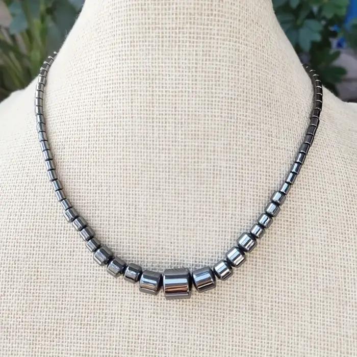 Collier Terahertz Naturel Bohême Polyvalent Pour Toutes Les Occasions Unisex Elégant Harmonie Avec La Nature