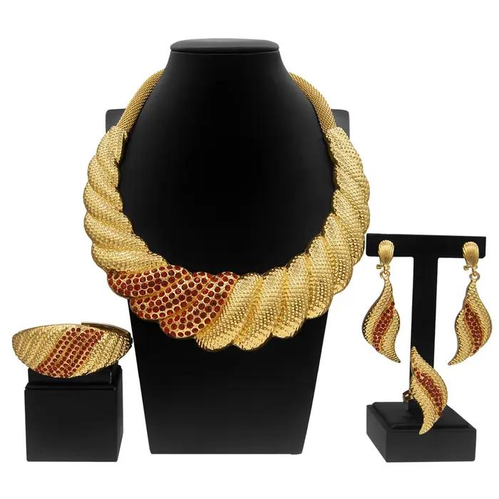 Ensembles de bijoux plaqués or pour femmes