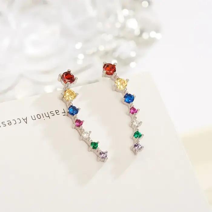 Boucles d'oreilles en argent Sterling 925 pour femmes