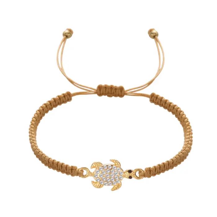 Bracelet Tortue Naturel Design Unique Femme Occasions Spéciales Argent Sterling 925 Béni Protection Élégance Sophistication