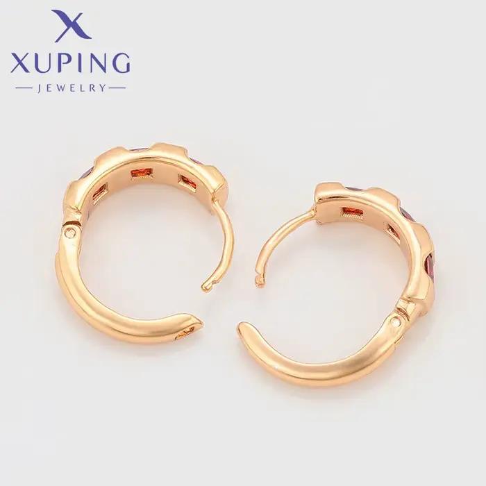 Boucles d'Oreilles Créoles Géométriques Couleur Or Style Classique Pour Femmes Cadeaux de Fête Occasions Spéciales