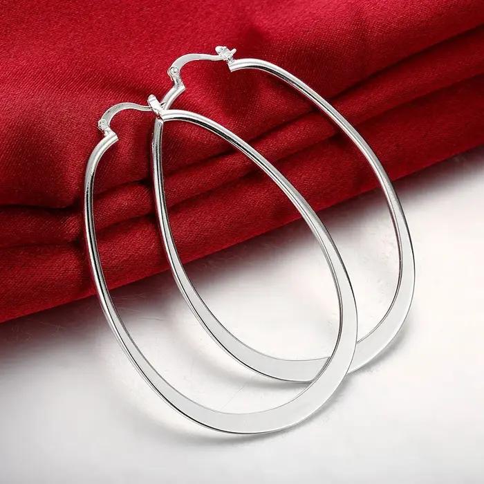 Boucles d'oreilles à breloques en argent Sterling 925