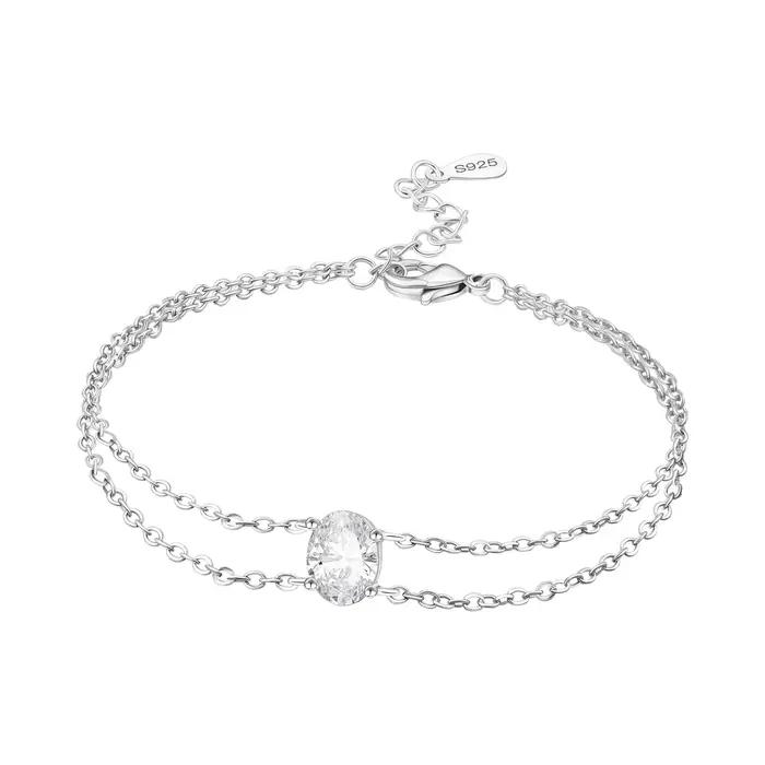 Bracelet en argent sterling S925 Orstarry, multi-styles, polyvalent, chaîne exquise, bracelet à breloques réglable, bijoux cadeau