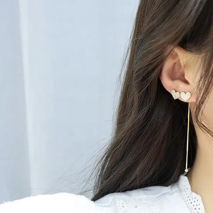 Boucles d'oreilles en or 14 carats pour femmes