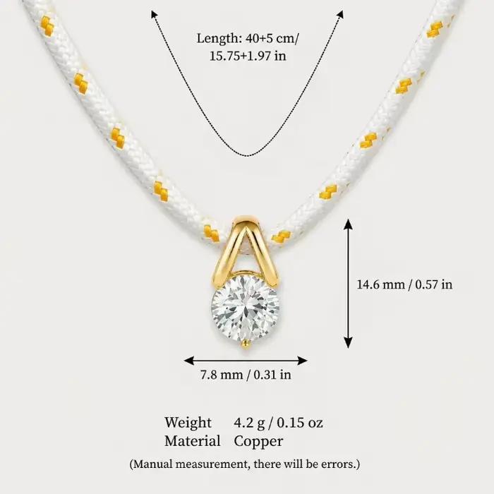 Nouveau collier à nœuds tendance pour femmes et filles, collier ras du cou en zircon, collier simple et tendance avec pendentif en zircon, accessoire de bijouterie