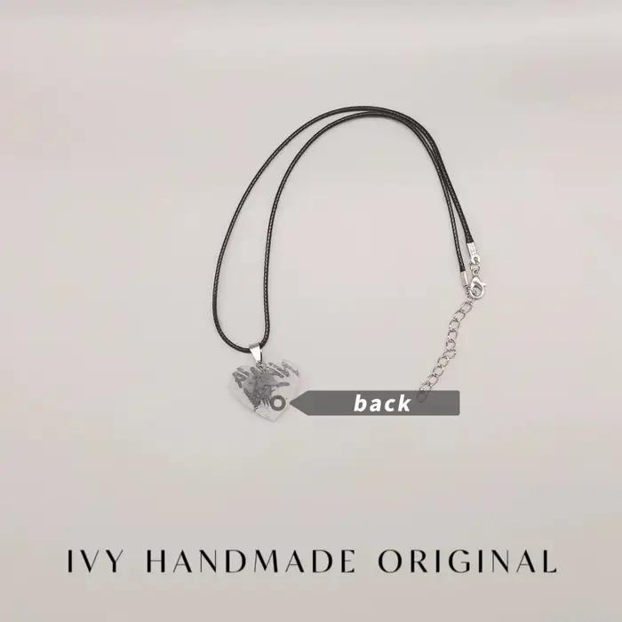 Collier Pendentif Cœur Acrylique NANA Accessoires en Résine Personnalisés pour Femmes Occasions Spéciales Anime Breloques Cadeaux Filles Amis