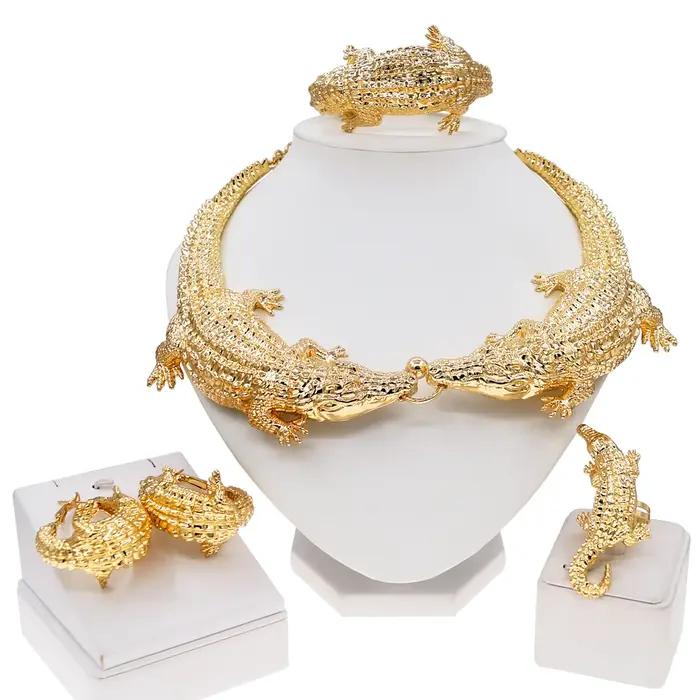 Ensembles de bijoux plaqués or pour femmes