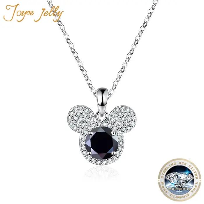 PomerceJelly-Pendentif en argent regardé S925 pour femme