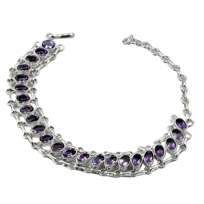 Bracelet en labradorite véritable, bijoux pour femmes, cadeau