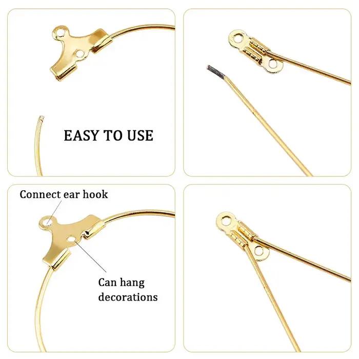 Triangle boucle d'oreille cerceaux rond boucles d'oreilles larme perles cerceau