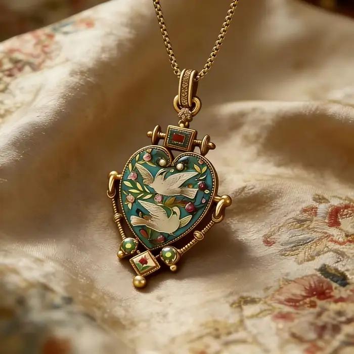 Ensemble de bijoux Vintage Palace Flying Pigeon