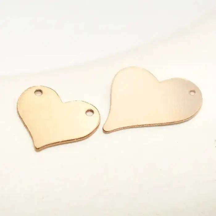 Pendentif coeur rempli d'or 14 carats