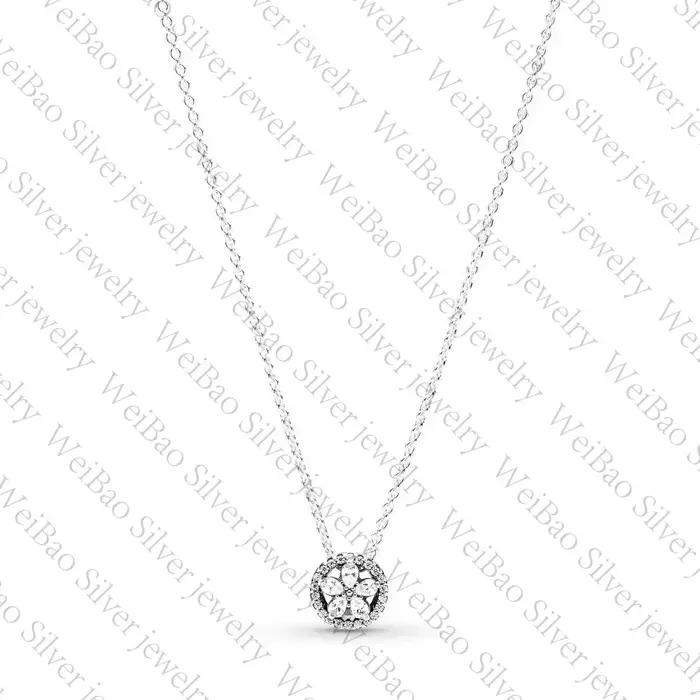 Collier en argent sterling 925 avec flocon de neige scintillant lune étoiles cœur pour femmes occasions spéciales
