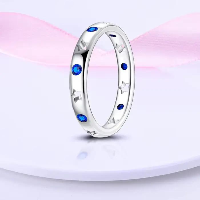 Bagues originales en Zirconium pour femmes, bijoux de fiançailles, cadeau d'anniversaire, soleil et lune