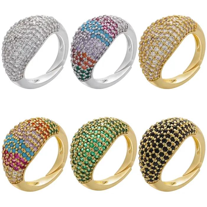 ZHUKOU – bague créative couleur or pour femmes