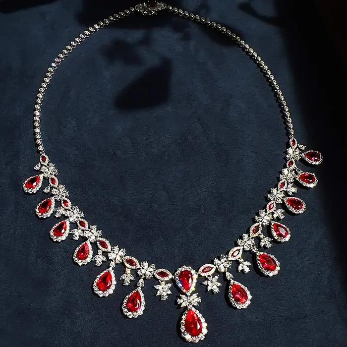 Collier adrenNecklace de laboratoire de luxe pour femme
