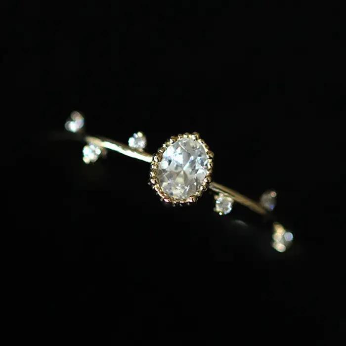 Huretailers-Bague en or pour femme