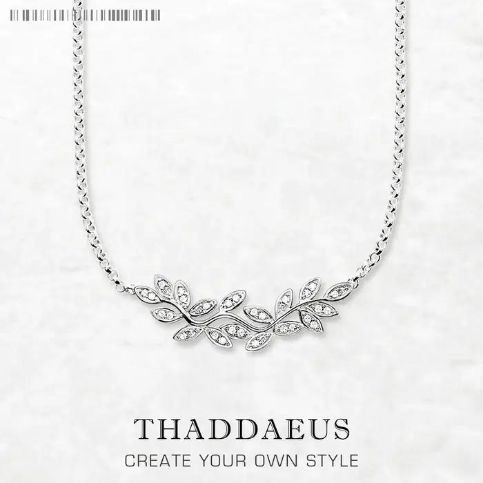 Collier feuilles vrilles