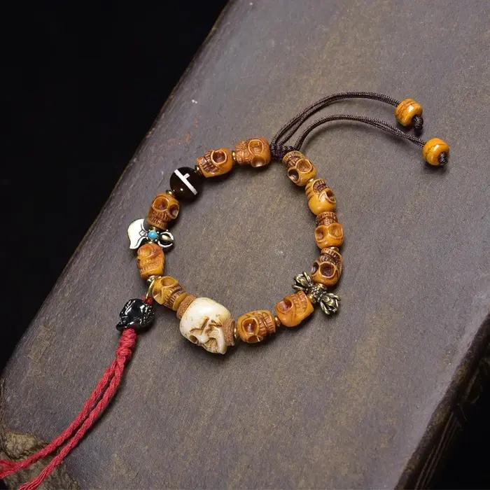 Bracelet tissé à la main avec agate
