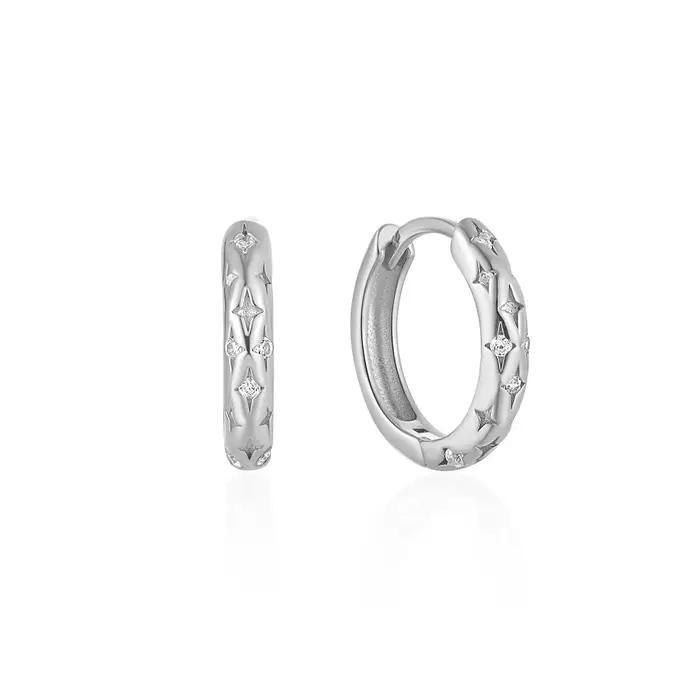 Boucles d'oreilles en argent Sterling 925 galvanisé en Zircon 18 carats pour femmes, bijoux de tempérament à la mode, cadeau