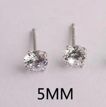 LEKANI cristal mode véritable 925 boucles d'oreilles en argent Sterling pour les femmes de mariage bijoux fins cadeau