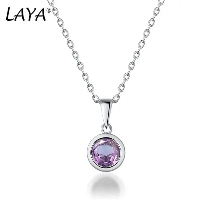 LAYA – collier avec pendentif en argent Sterling 925