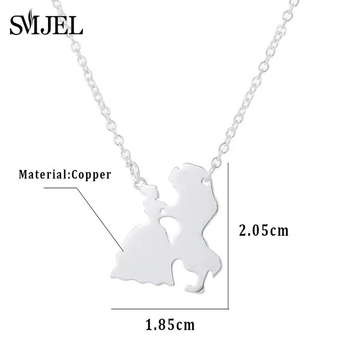 Nouveau Collier La Belle et la Bête 2025 pour Femme
