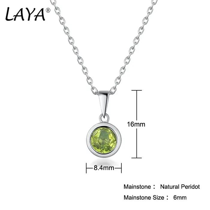 LAYA – collier avec pendentif en argent Sterling 925